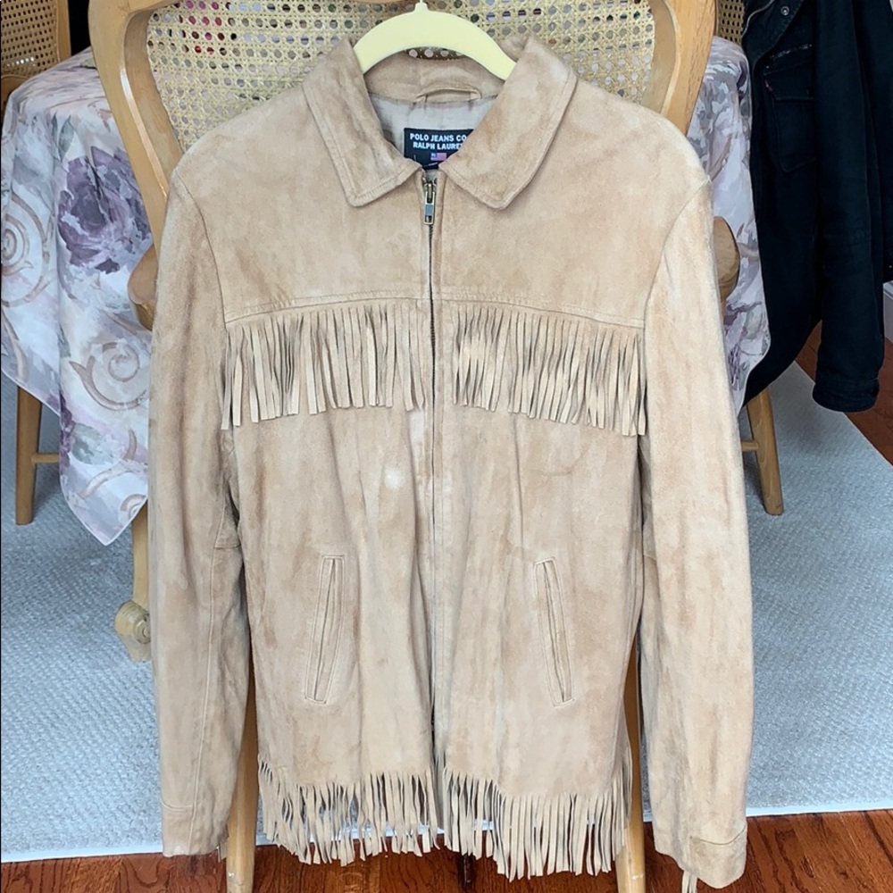 Ralph Lauren Suede Leather Jacket